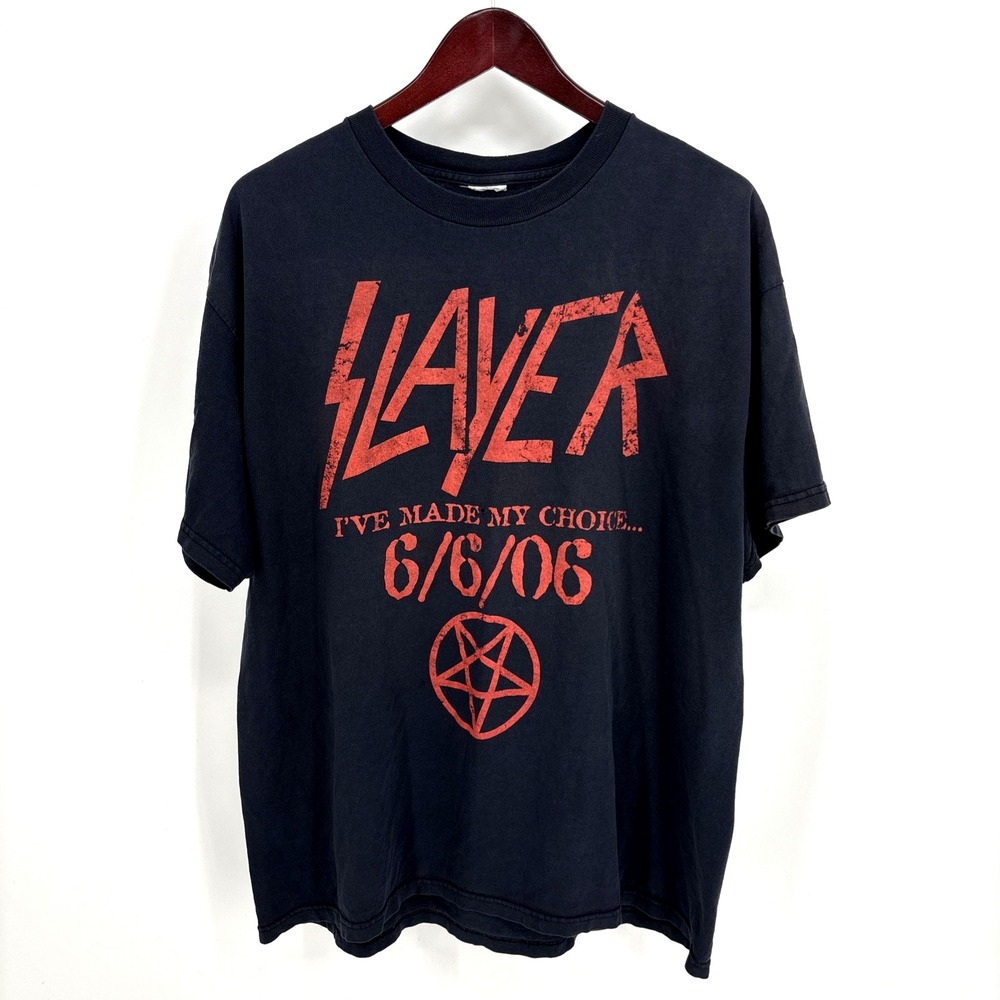 SLAYER I've Made My‎ Choice Limited Fan Club 6/6/06 T-Shirt XL Metal Thrash Y2K